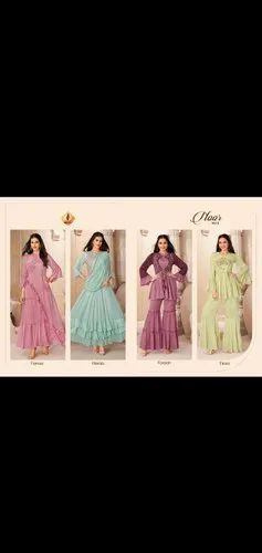 Silk Ladies Fancy Kurti