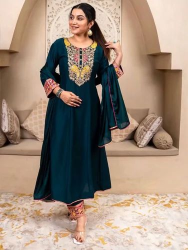 Stitched Pakistani Lawn Suit, Chiffon