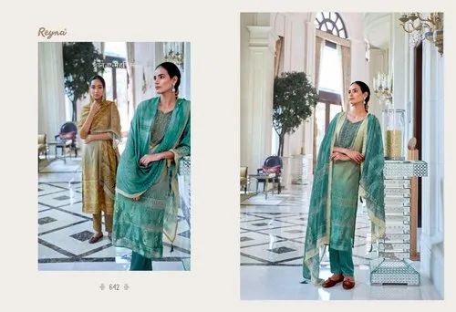 Silk Rayon Ladies Cotton Suit