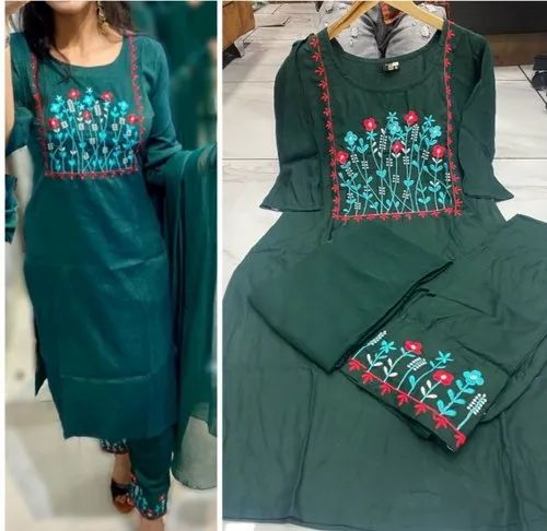 Rayon Long Kurti