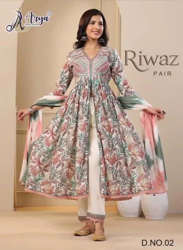 Latest Designer Soft Muslin Printed Suit