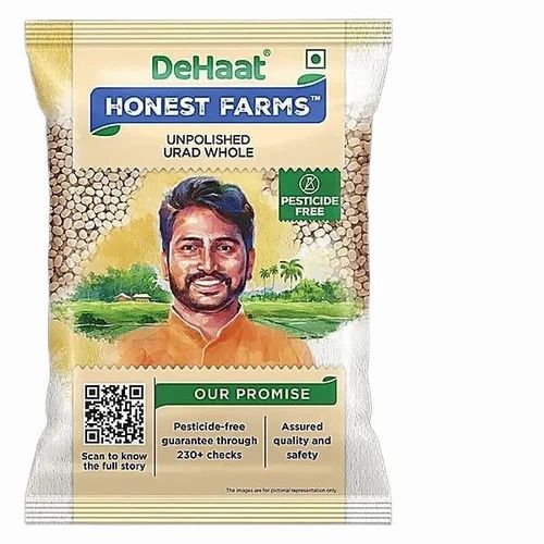 DeHaat Honest Farms Unpolished Organic Urad Dal, Dried