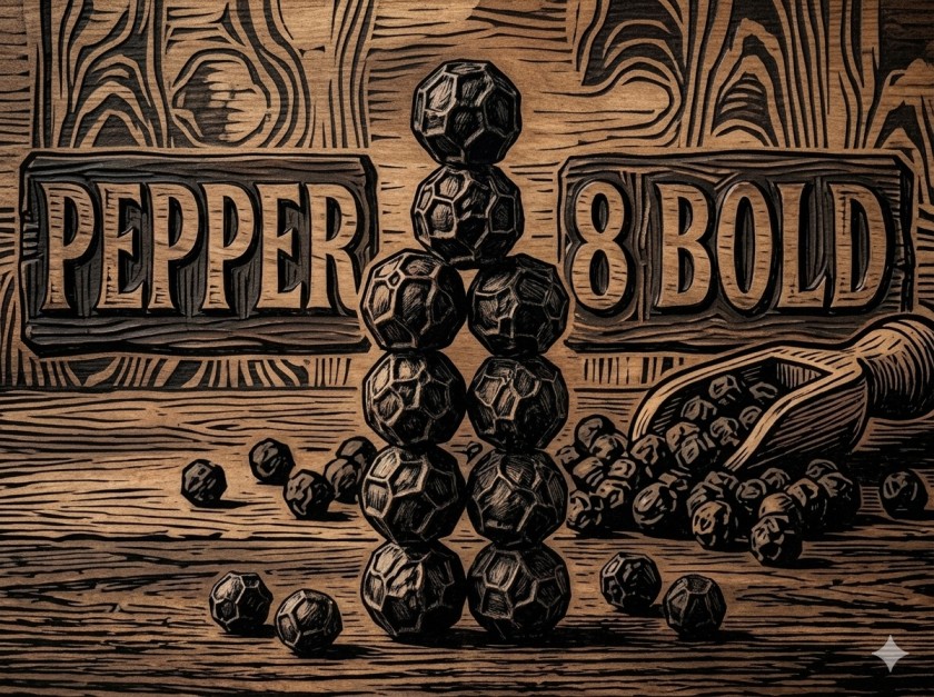 Pepper 8 bold