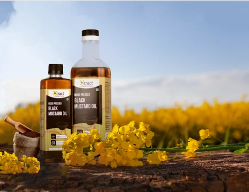 Lowers Cholesterol 5 L Wood Pressed Black Mustard Oil