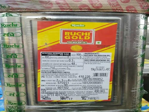 Ruchi Gold Palmolein Oil 15 Kgs Tin