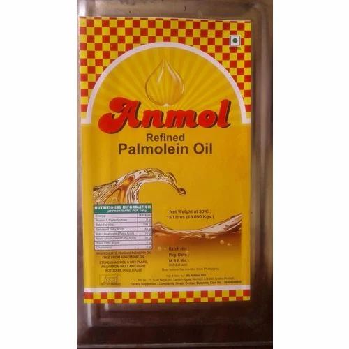 Anmol Anmol Palmolien Oil, 1 Litre, 5 Litre, 15 Ltr, 3Ltr