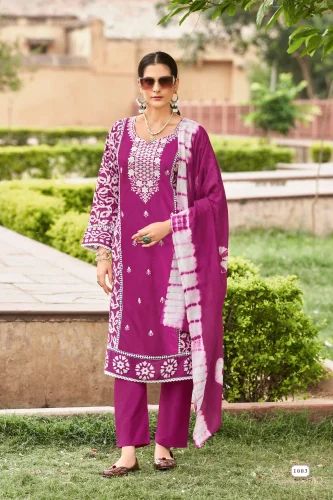 Ladies Chanderi Suits