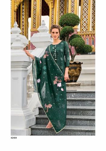 Organza Printed Kurta Set