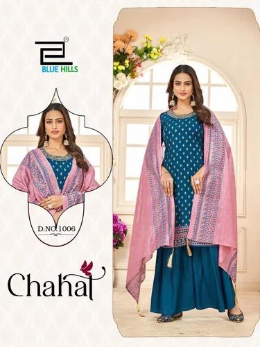 Rayon Foil Printed Kurta Set