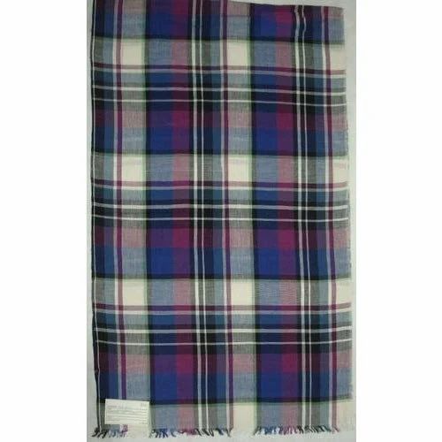 Cotton Yarn Dyed Check Stoles