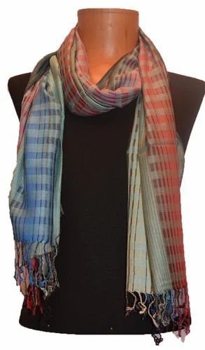 Silk Modal Stripes Stole
