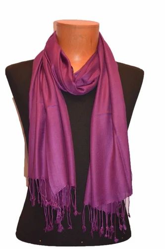 Rayon Plain Casual Wear Stole