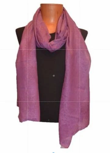 Casual Wear Semi Pashmina Jacquard Stole