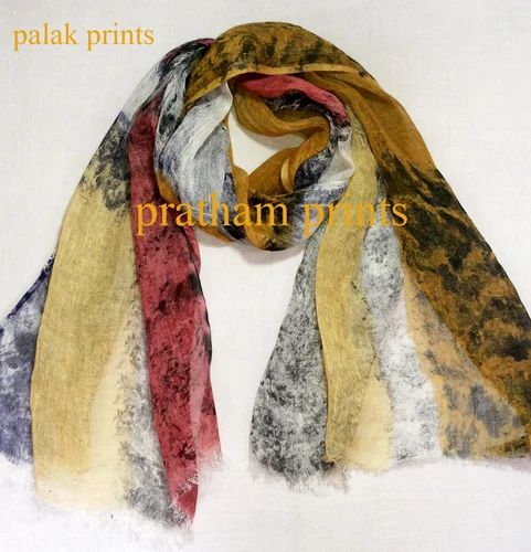Linen Hand Painting Stoles