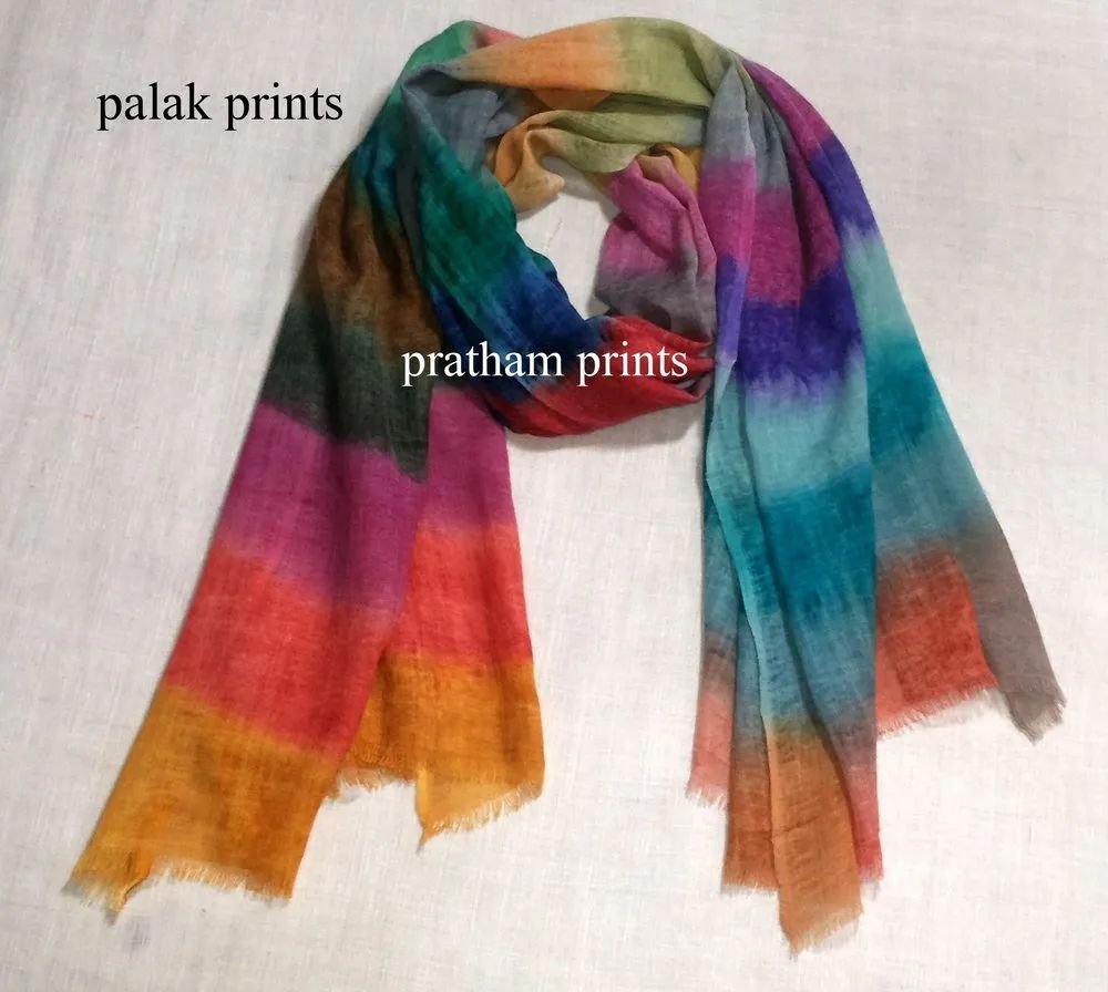 Wool Hand Painted Scarves