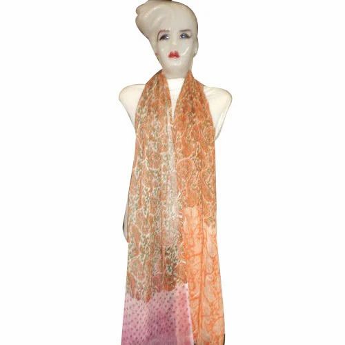 Linen Block Printed Stole