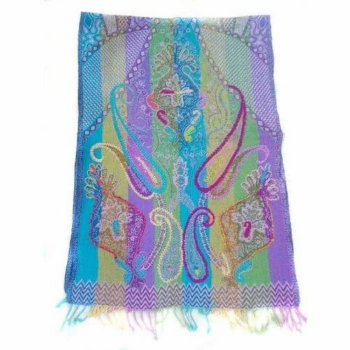 Woolen Casual Wear Embroidery Stole
