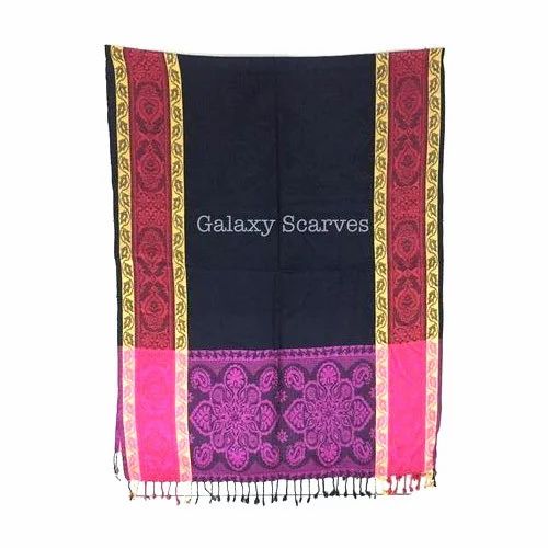Party Wear Geometric Printed Jacquard Stoles