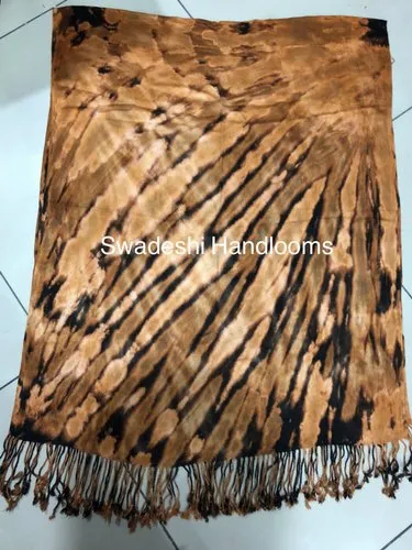 Tiger Print Satin Stole