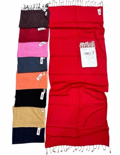 Plain Checked Rayon Stoles