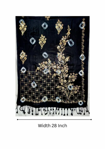 Golden Rayon Printed Ladies Stole