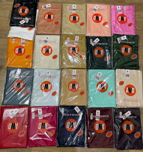 Awadh Handlooms Rayon Plain Stoles