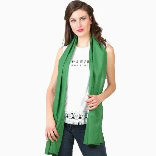 Green Cotton Stoles Fancy Stoles Womens Fashion Scarf Plain Sarongs Ladies Pareos