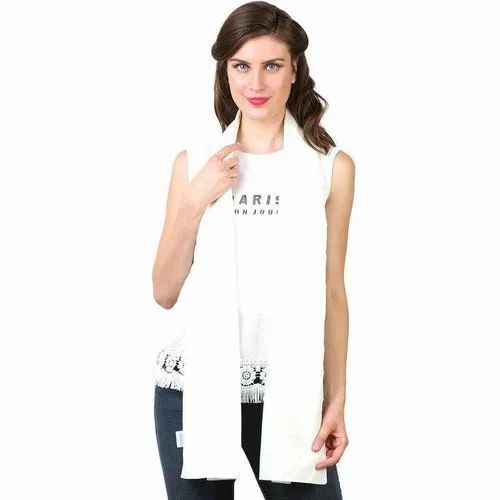 White Cotton Stoles Fancy Sarongs Womens Fashion Pareos