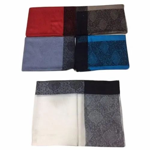 Casual Wear Printed Ladies Fine Woolen Four Side Jacquard Stole, Size: 200 X 70 Cm