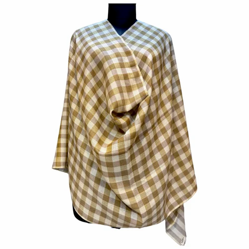 Merino Wool Check Stoles