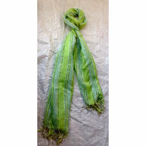 Green Linen Stole