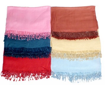 Rayon Twill Beaded Stoles