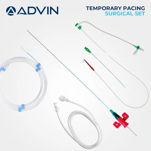 Temporary cardiac pacing kit