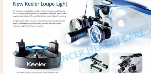 Plastic Keeler Loupe Light K-LED, 3.0x