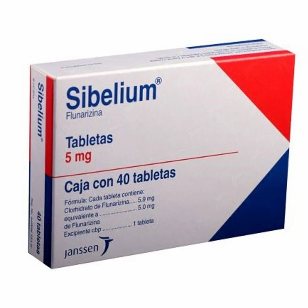 5mg Sibelium Flunarizine Tablets