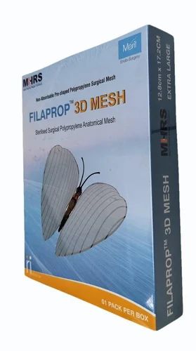White Rectangular Meril Filaprop 3D Mesh