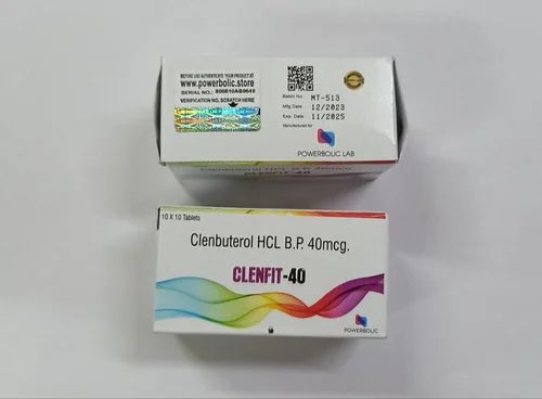 CLENFIT CLENBUTEROL 40MG TABLETS, 40 mcg