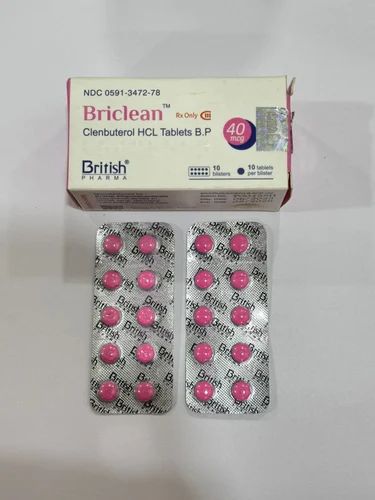 Briclean Clenbuterol HCL Tablet 40 mcg (100 Tablets)
