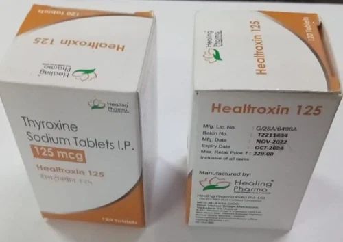 Healtroxin 125mcg Tablet, Packaging Size: 120 Tablets
