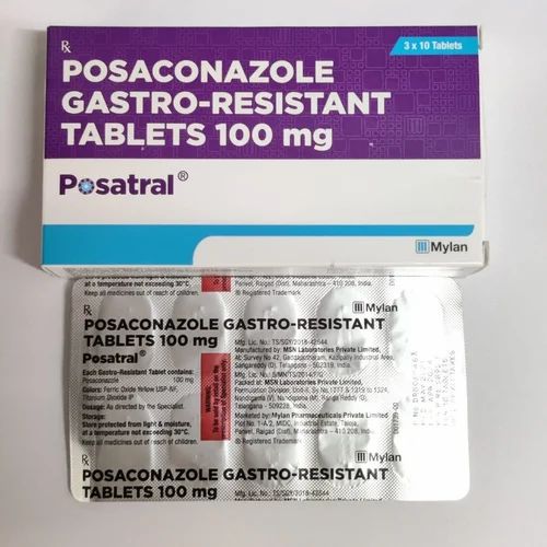 100mg Posatral Posaconazole Gastro Resistant Tablet