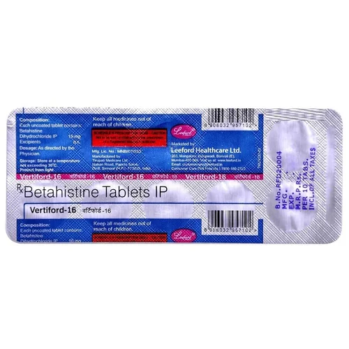 Betahistine Dihydrochloride Tablet