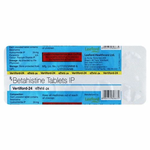 Betahistine Vertiford 24mg Tablet
