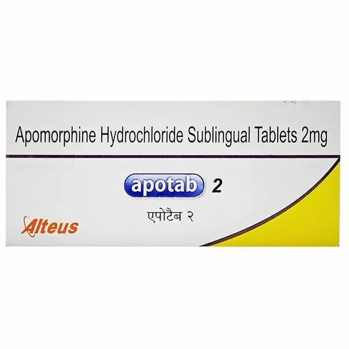 2 mg Apotab Apomorphine Hydrochloride Sublingual Tablets