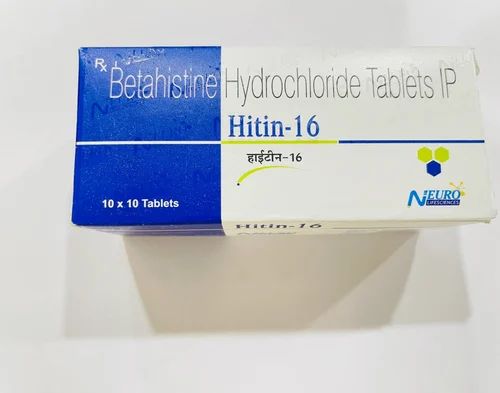 16mg Hitin Betahistine Hydrochloride Tablets IP