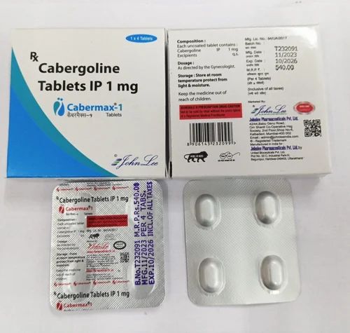 Cabermax 1mg Cabergoline Tablet