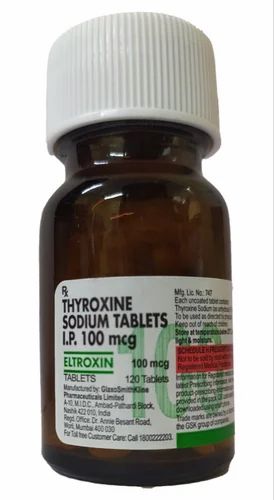 Eltroxin Thyrixine Sodium Tablets, Strength: 100 mcg