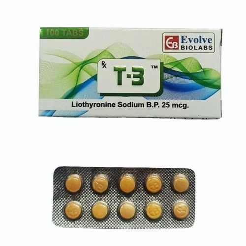 T3 Liothyronine Sodium B.P 25 mcg