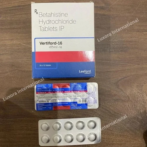 VERTIFORD Betahistine 16 mg Tablets