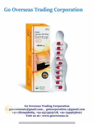 Slimtop 60mg Capsule, For Weight Loss, Packaging Size: 1*10
