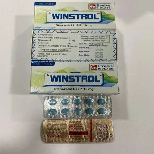 Winstrol Stanozolol Tablets 10 Mg, For Muscle Building, Packaging Size: 10x1